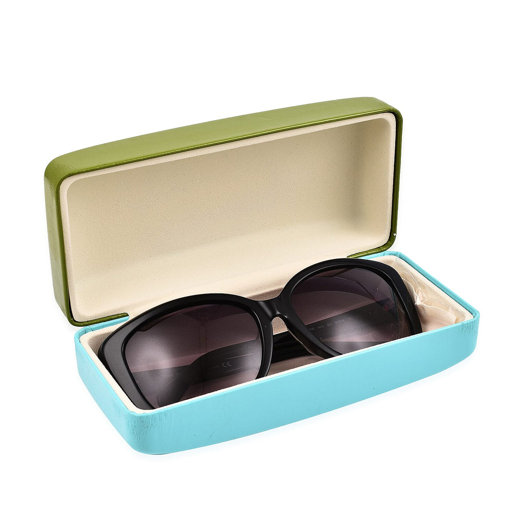 Closeout deal - Kate Spade UV Protection Designer Sunglasses - Black Sparkle