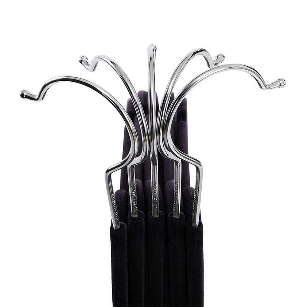 Velvet Non Slip Hangers Pack of 20 - Black
