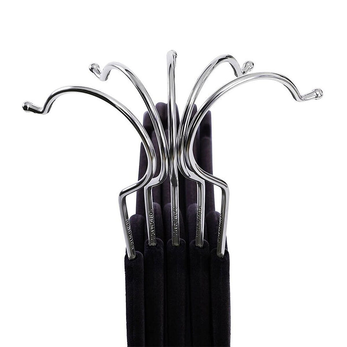 Velvet Non Slip Hangers Pack of 20 - Black