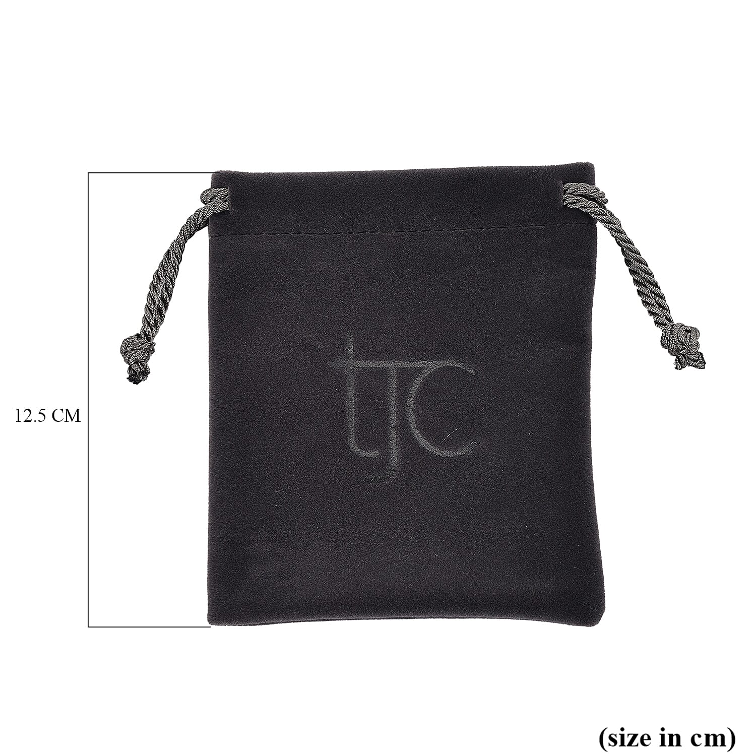 Knitted Bottom Plush Cloth Coin Pouch (Size 12x10x1 cm) - Grey