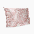 Cloud Nine Mulberry Marble Silk Pillow Case - Blush