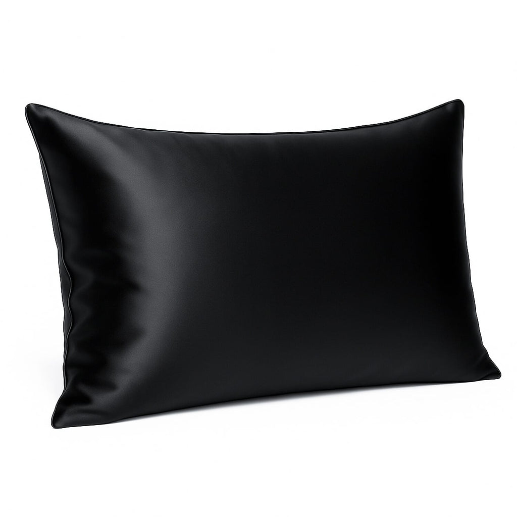 THE BEST SILK OFFER OF 2025 -Cloud Nine Mulberry Silk Pillow Case - Black