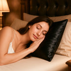 THE BEST SILK OFFER OF 2025 -Cloud Nine Mulberry Silk Pillow Case - Black