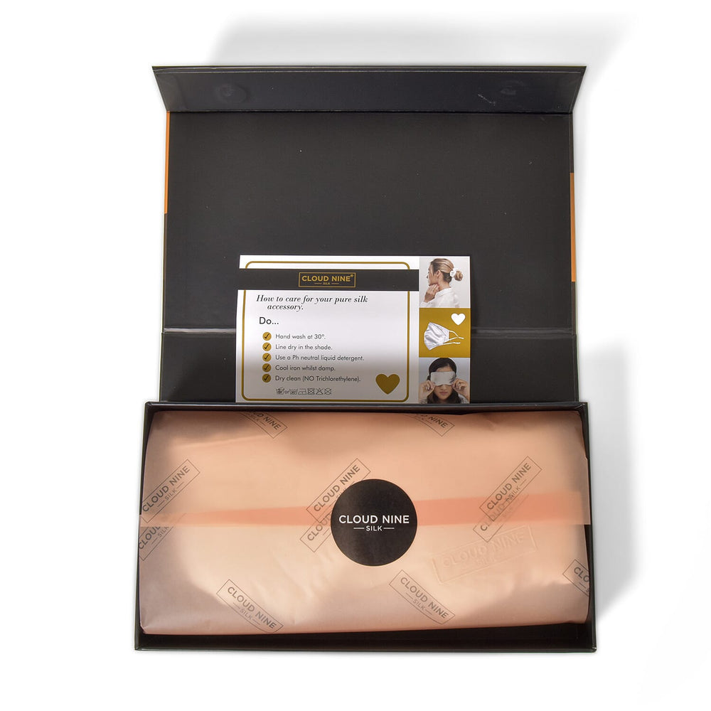 Cloud Nine Silk Luxury Sleep Mask - Black