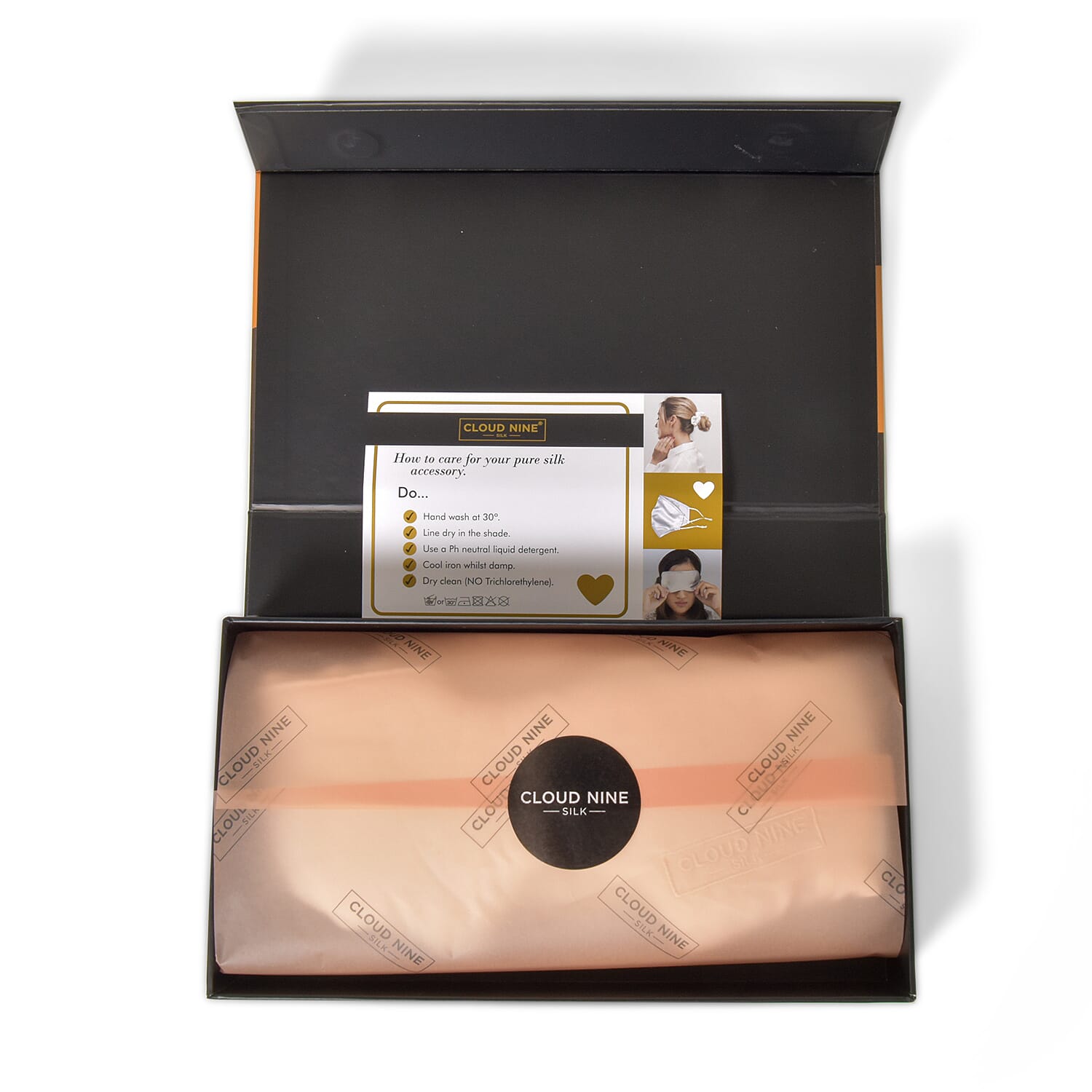 Cloud Nine Silk Luxury Sleep Mask - Black