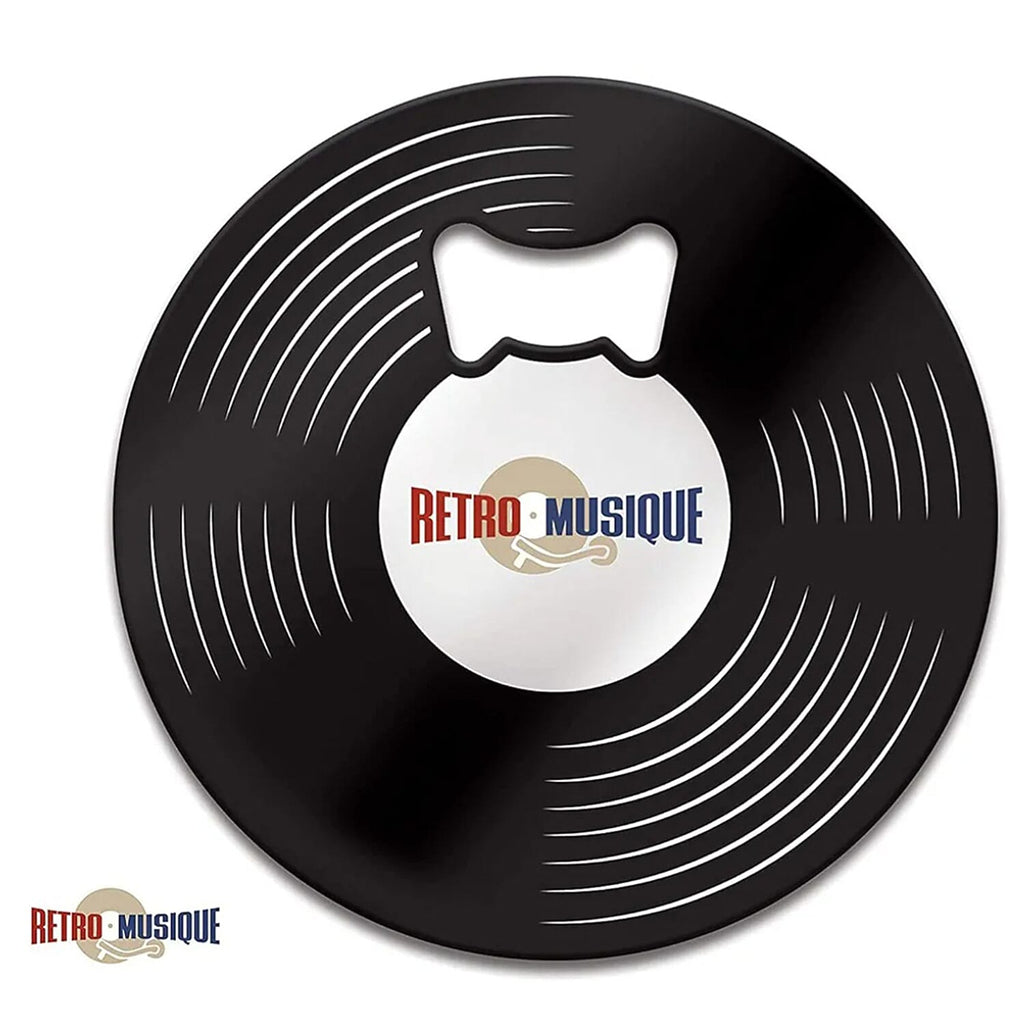 Set of 8 Elvis Presley Music Disc Coasters) - Black