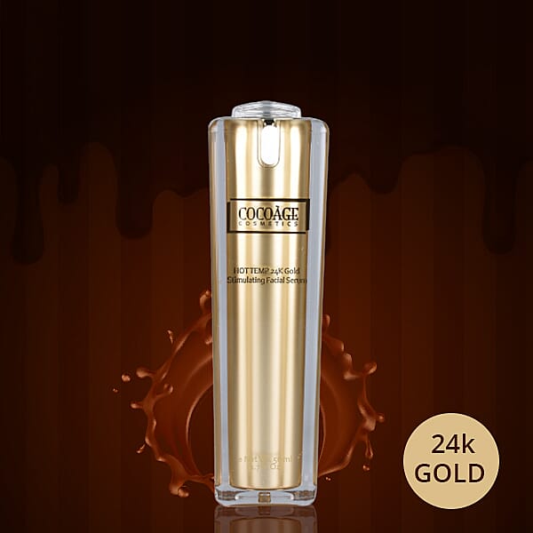 Cocoage- Hot Temp 24K Gold Stimulating Facial Serum - 50ml