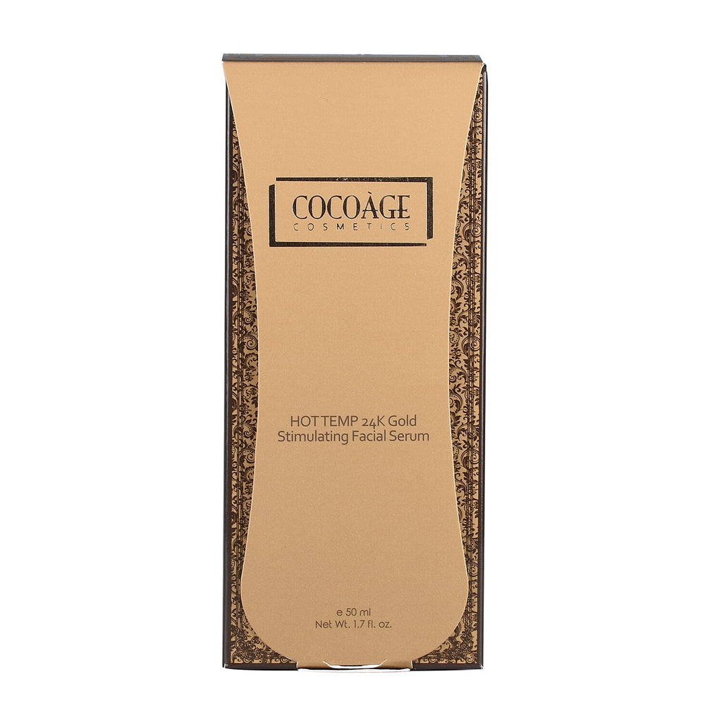 Cocoage- Hot Temp 24K Gold Stimulating Facial Serum - 50ml