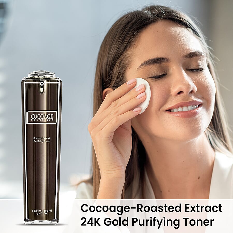 Cocoage Roasted Extract 24K Gold Purifying Toner - 100 ml