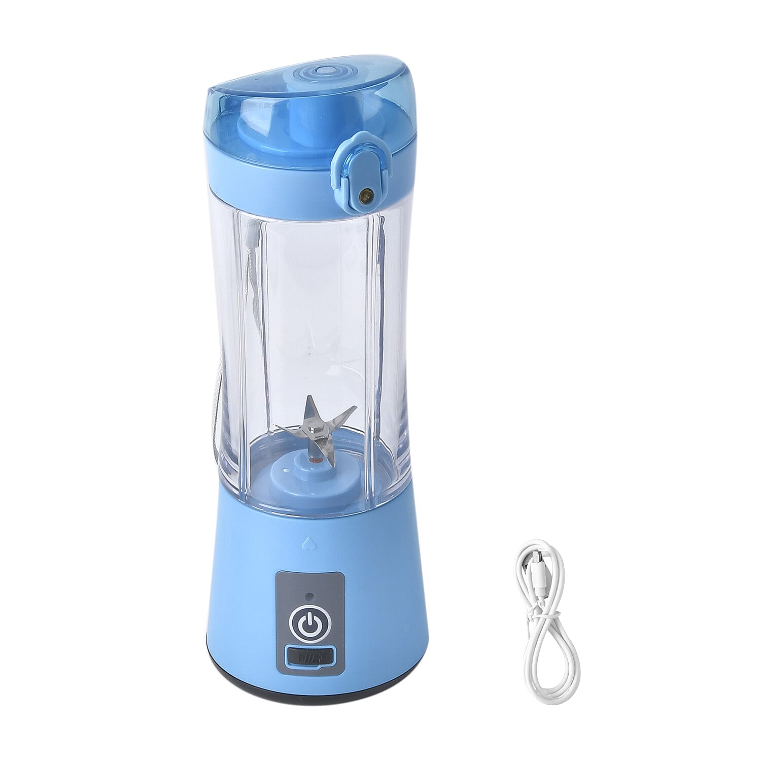 380ml Portable Blender with Detachable Cup - Blue