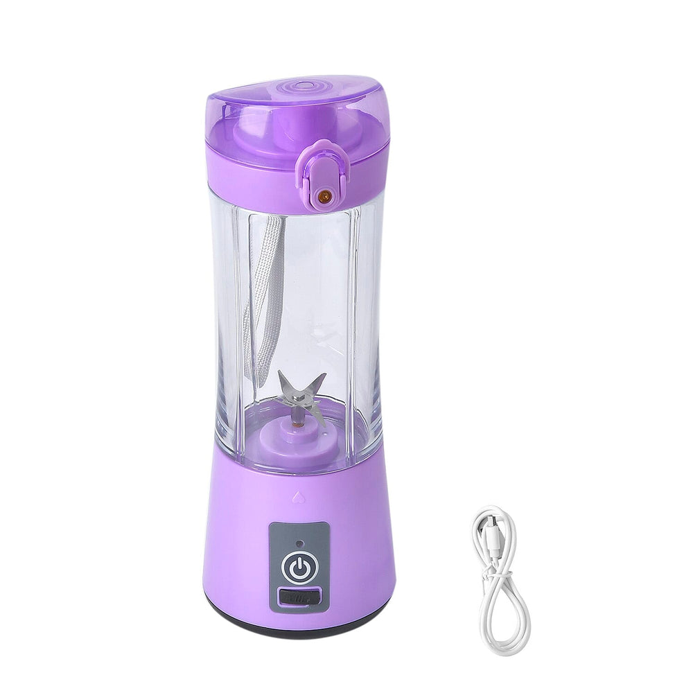 380ml Portable Blender with Detachable Cup - Purple