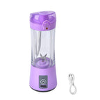 380ml Portable Blender with Detachable Cup - Purple