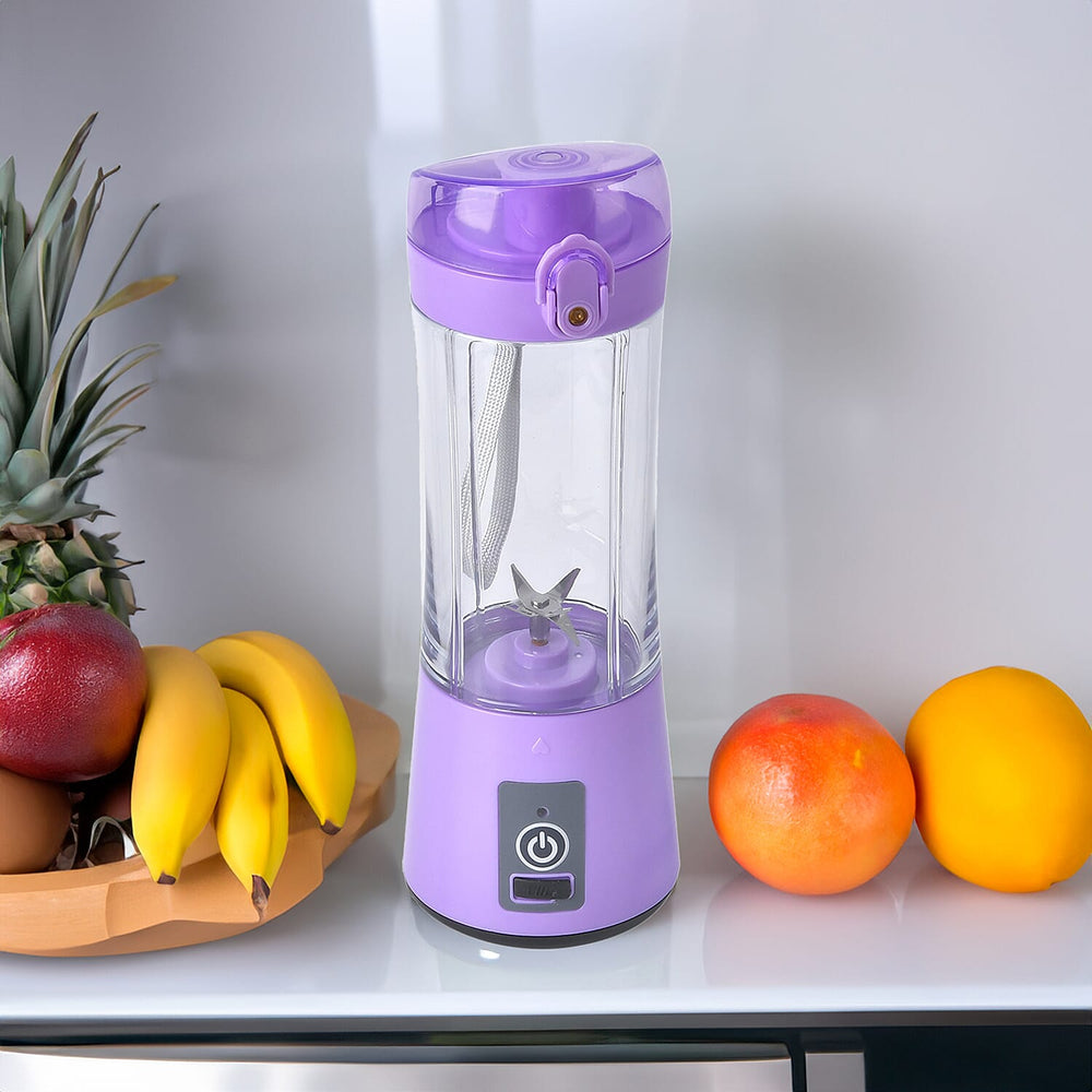 380ml Portable Blender with Detachable Cup - Purple