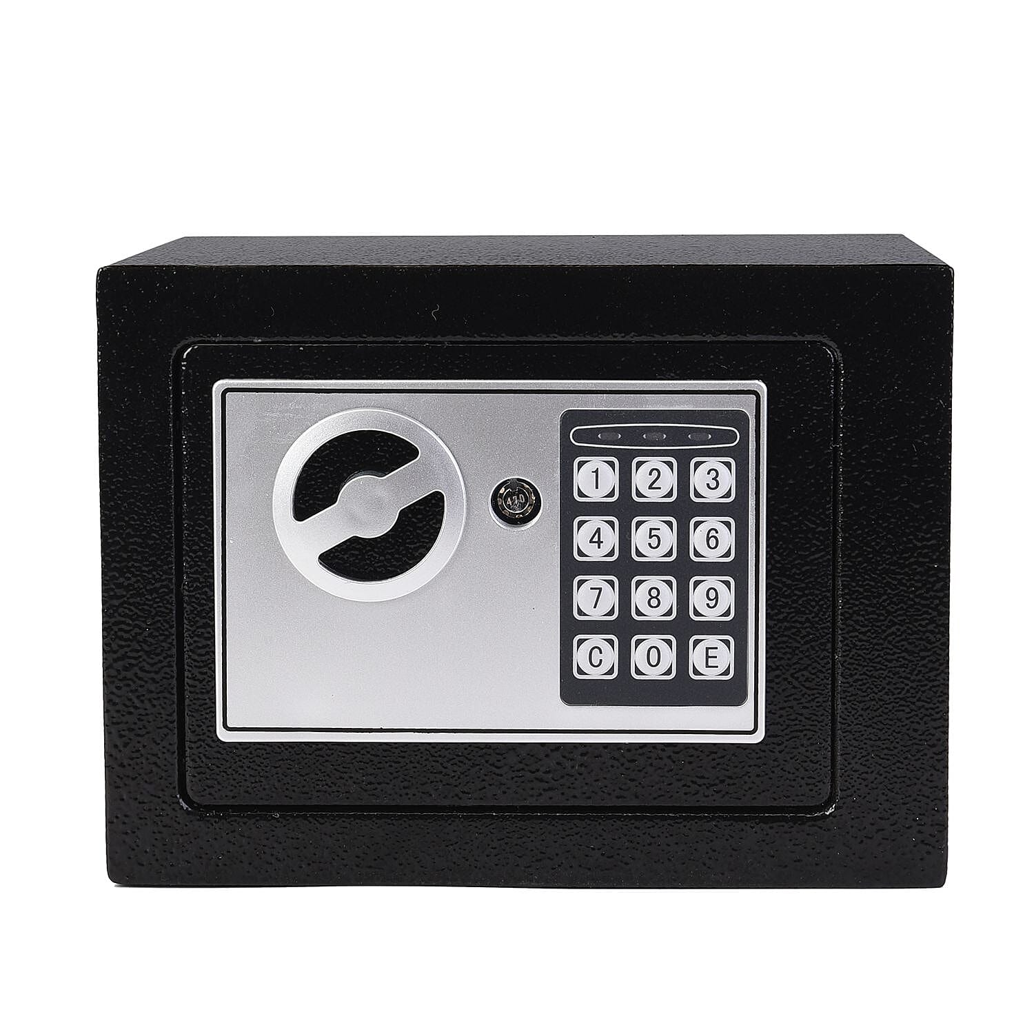 Strong Steel Safe Box With Pincode Access (4 AA Batteries,Not Included) - Black