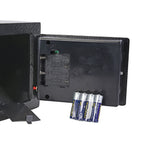 Strong Steel Safe Box With Pincode Access (4 AA Batteries,Not Included) - Black