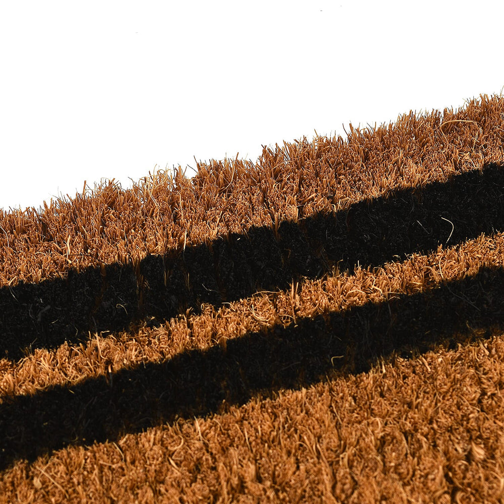 Welcome To My Happy Place Coir Door Mat (Size 75x45 cm) - Brown