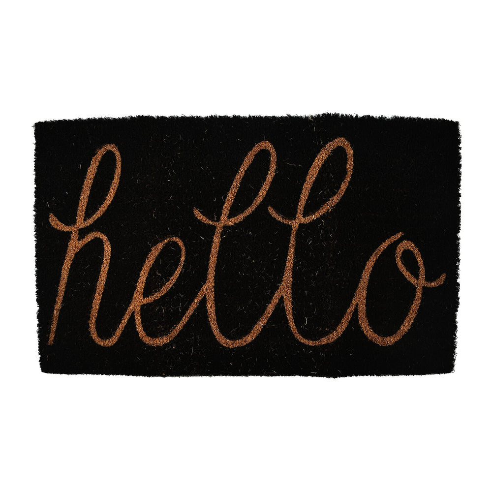 Coir Rug and Door Mat (Size 45x75 ) - Brown