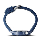 Columbia Trailhead Quartz Movt. 5ATM WR White Dial Mens Watch with Blue Silicone Strap