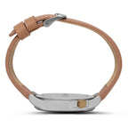 Columbia Viewmont Quartz Movt. 5ATM WR White Dial Mens Watch with Brown Leather Strap