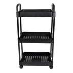 Cookware - 3 Tier Storage Cart Rack Trolley - Black