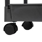 Cookware - 3 Tier Storage Cart Rack Trolley - Black