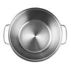 Tramontina Cookware Set - 3 Casserole Pans - Triple Layer Base - All Hob types & Oven Safe (Size 26x20x16 cm) - Silver