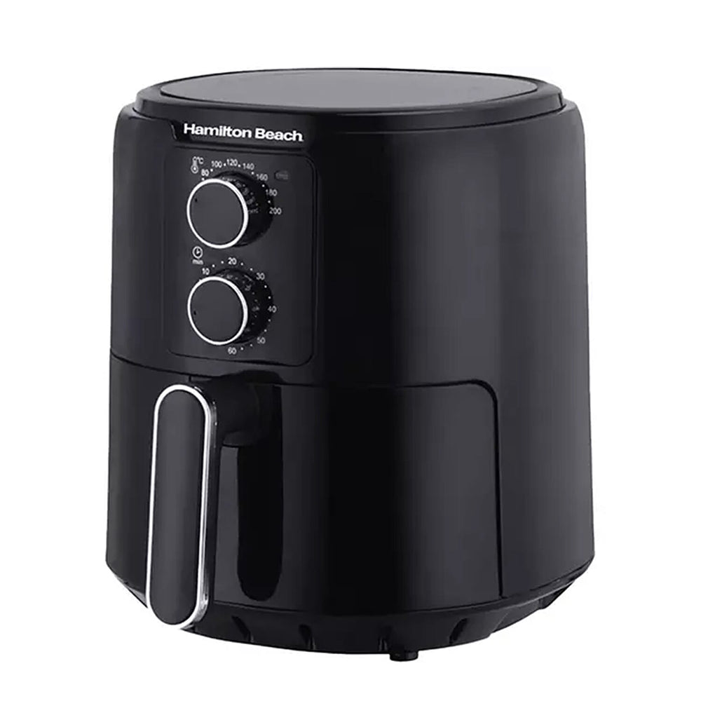 Hamilton Beach SimpliFry 4.2L Manual Air Fryer (Power 1300 W) - Black