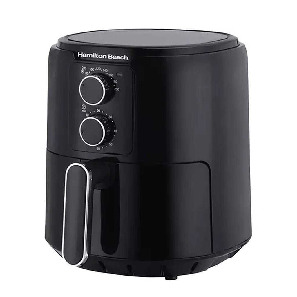 Hamilton Beach SimpliFry 4.2L Manual Air Fryer (Power 1300 W) - Black