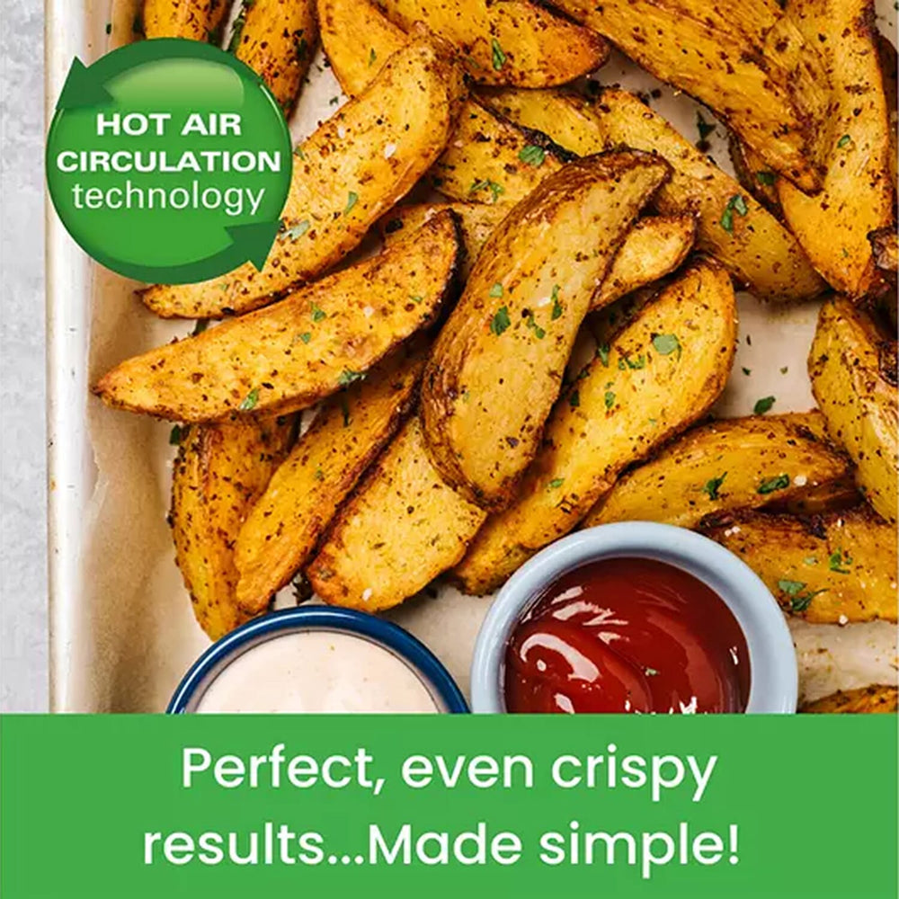 Hamilton Beach SimpliFry 4.2L Manual Air Fryer (Power 1300 W) - Black