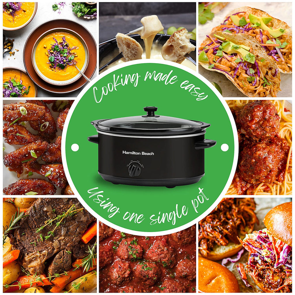Kitchen Show - 6.5 Ltr. Slow Cooker - Black