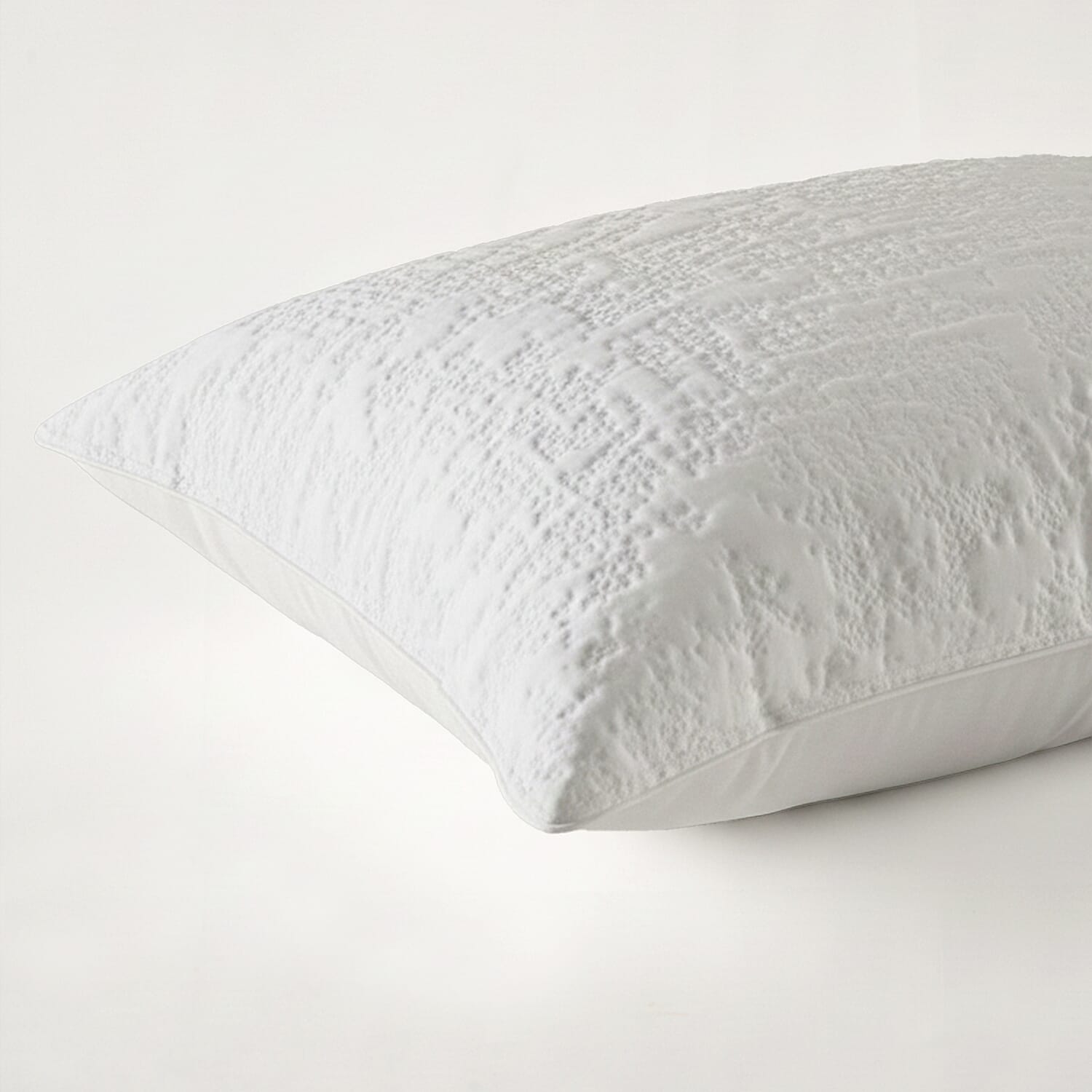 Cooling Jacquard  Pillow (Size - 50x75cm) - White