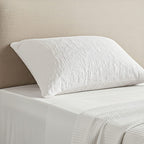 Cooling Jacquard  Pillow (Size - 50x75cm) - White