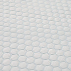 Jacquard Waterproof Mattress Protector (King Size) - White - Blue