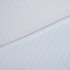 Jacquard Waterproof Mattress Protector (King Size) - White - Blue