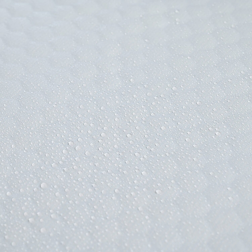 Jacquard Waterproof Mattress Protector (King Size) - White - Blue