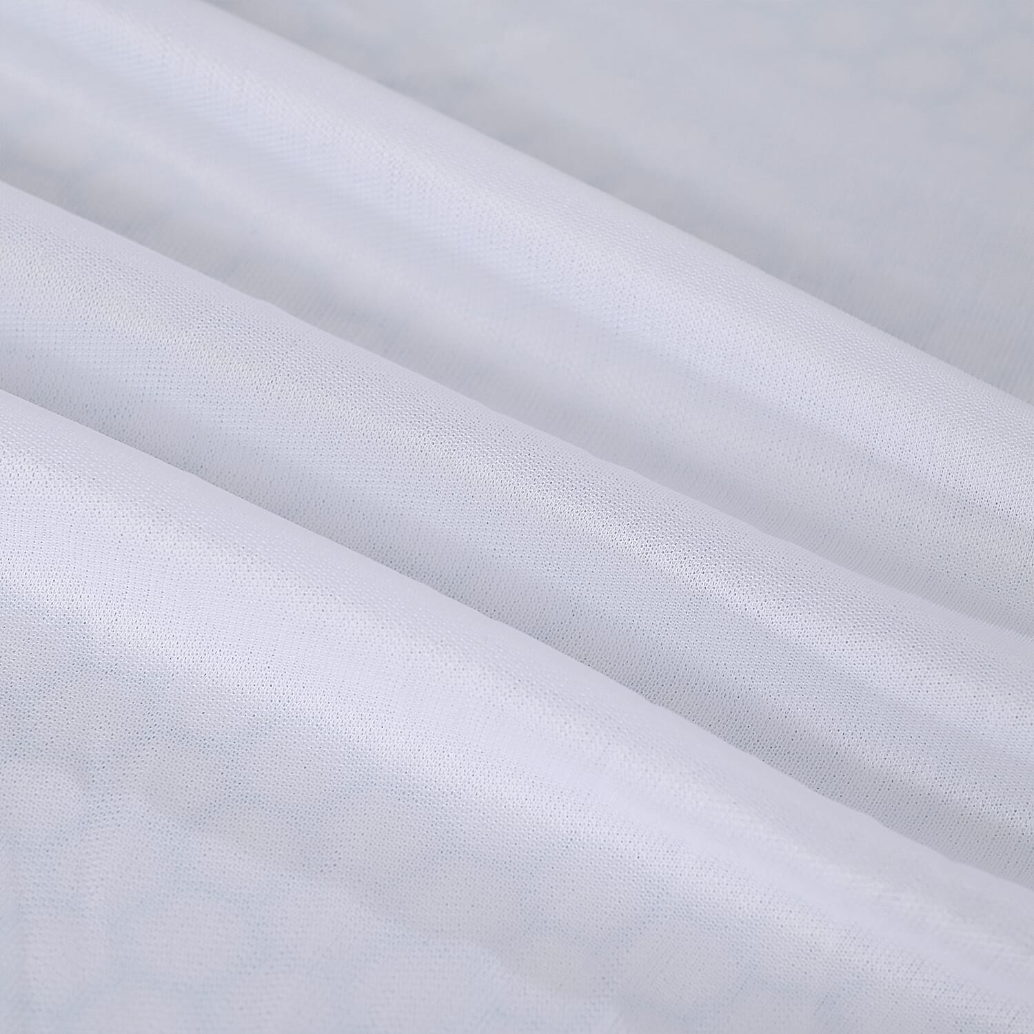 Jacquard Waterproof Mattress Protector (King Size) - White - Blue