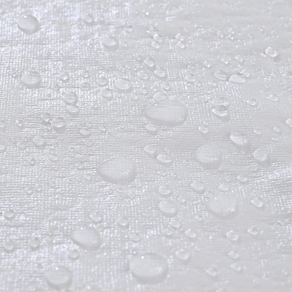 Hush Haven Cooling Jacquard Mattress Pad with Anchor Bands (Size Single) - White