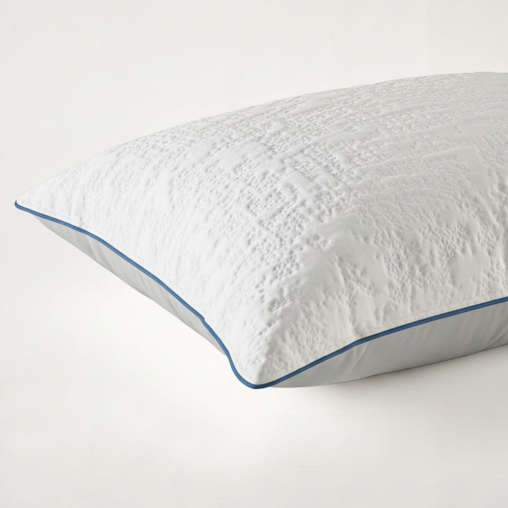 Cooling - Waterproof Jacquard Pillow Protector - White