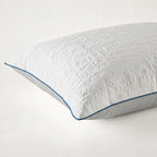 Cooling - Waterproof Jacquard Pillow Protector - White