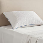 Cooling - Waterproof Jacquard Pillow Protector - White