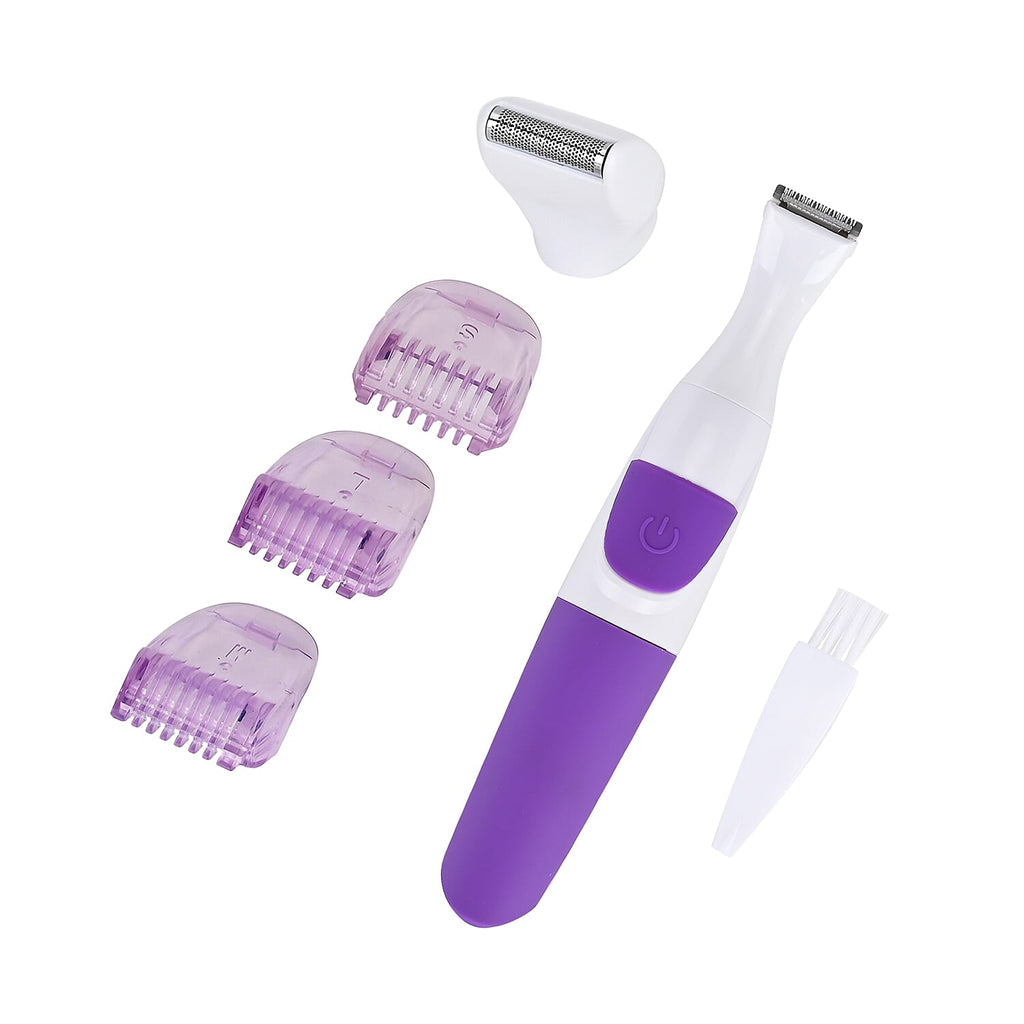 Electric Shaving Trimming 2 in 1 (Battery not inc.) - White - Purple