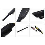 Cordless Handheld Vacuum Cleaner - 2-Speed, 7kPa Suction, 30 Min Runtime, Multiple Attachments - Black
