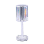 Cordless  Rechargeable Luxury LED Table Lamp - 16 RBG Multi Colour Light Changing Option With Touch Switch & Built-in 800mah Battery