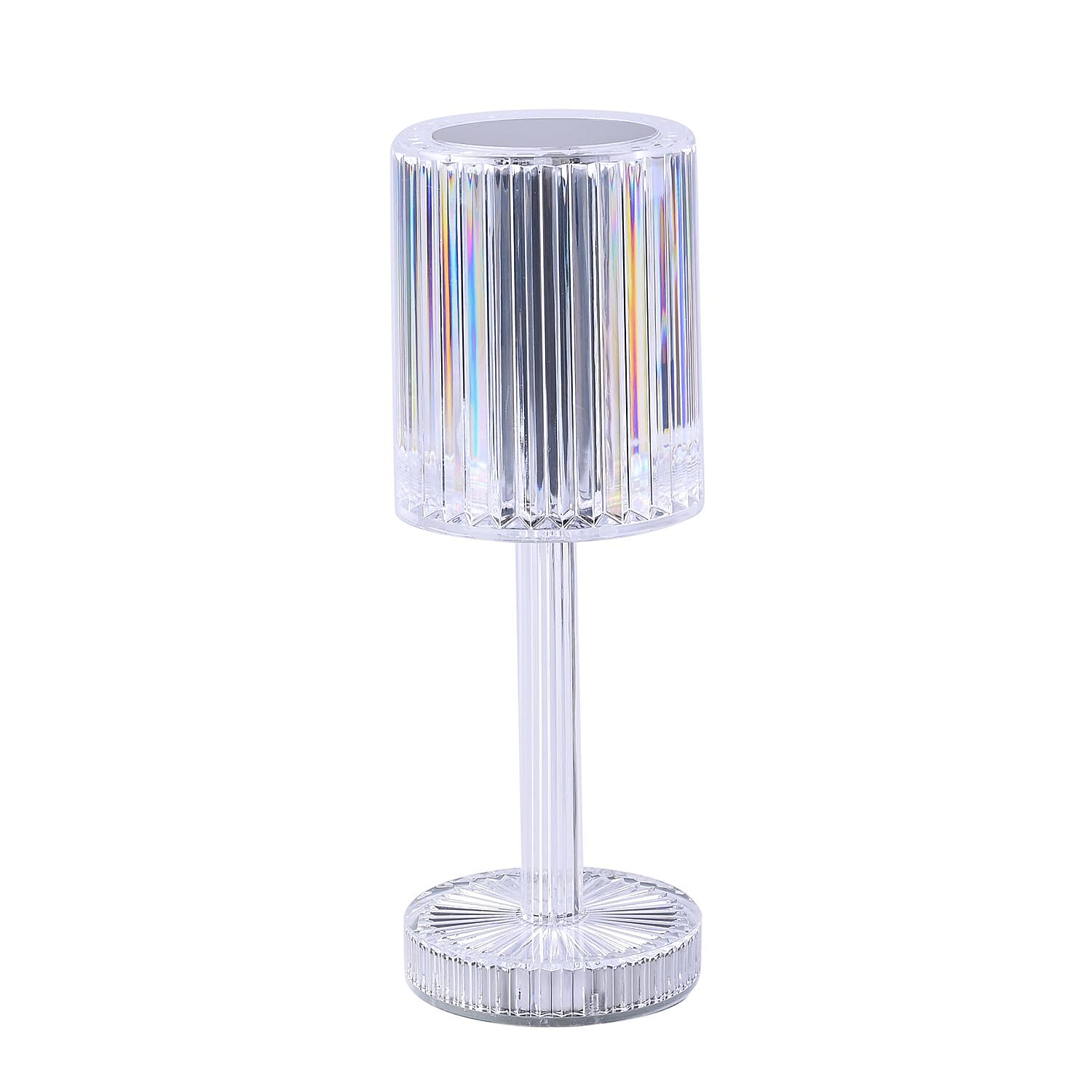 Cordless  Rechargeable Luxury LED Table Lamp - 16 RBG Multi Colour Light Changing Option With Touch Switch & Built-in 800mah Battery