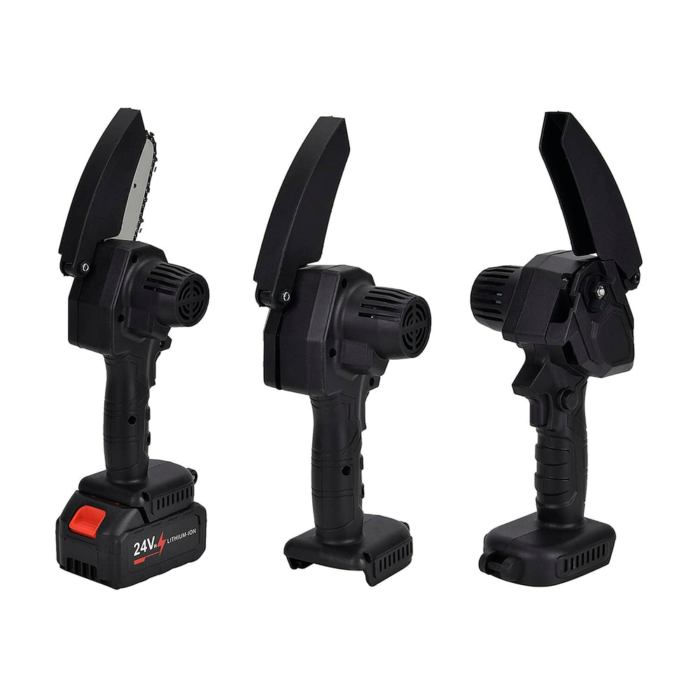 Cordless Electric Chainsaw (Battery 1200 mAh) - Black