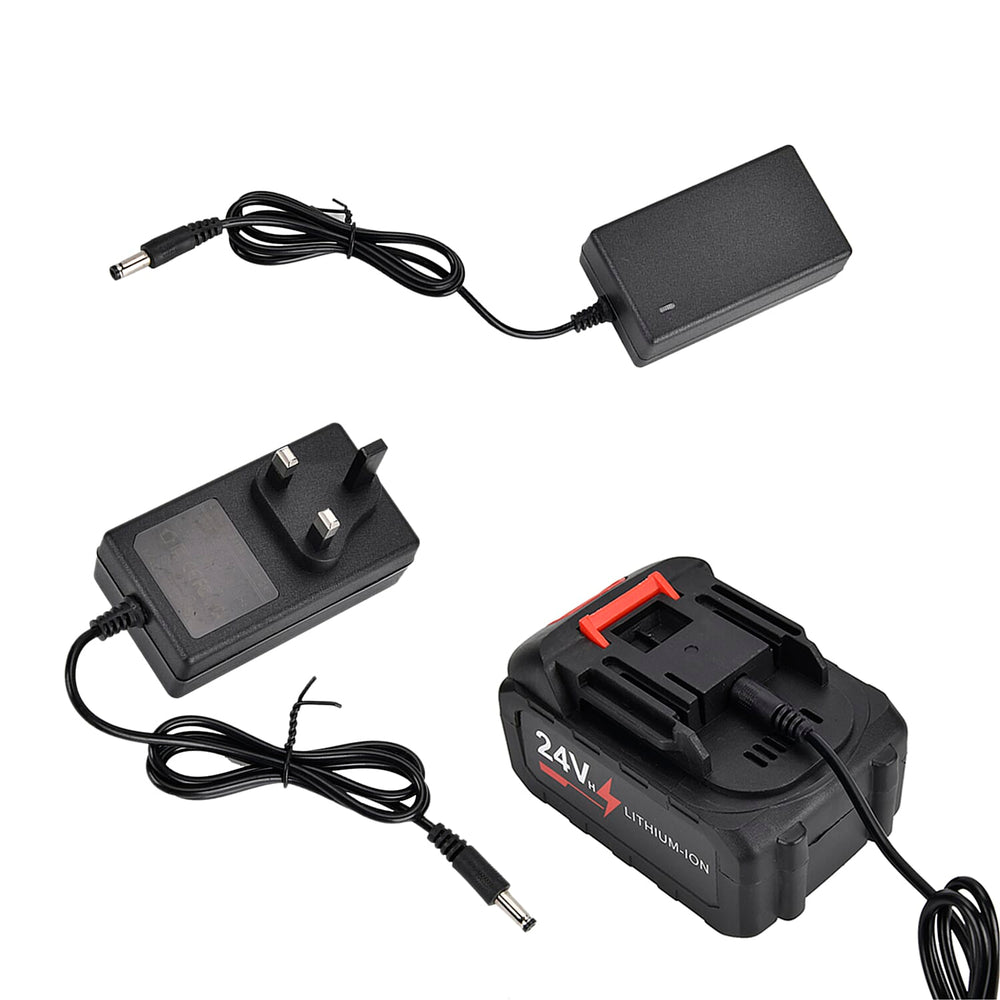 Cordless Electric Chainsaw (Battery 1200 mAh) - Black