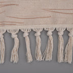 Today Surprising Deal of the Month - Rugs with Tassel Multipurpose Carpet (Size 175x116 Cm) -  Beige - Green