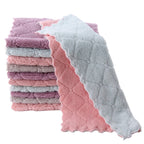 Set of 15 - 100% Cotton Cleaning Towels (Size 25x15 cm) - Multi