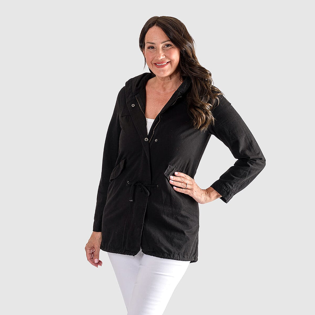 Cotton Jacket (Size 1x1 cm) - Black