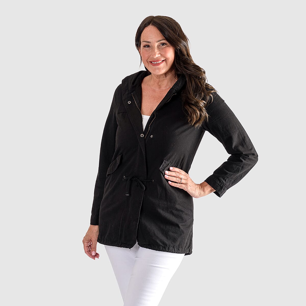Cotton Jacket (Size 1x1 cm) - Black